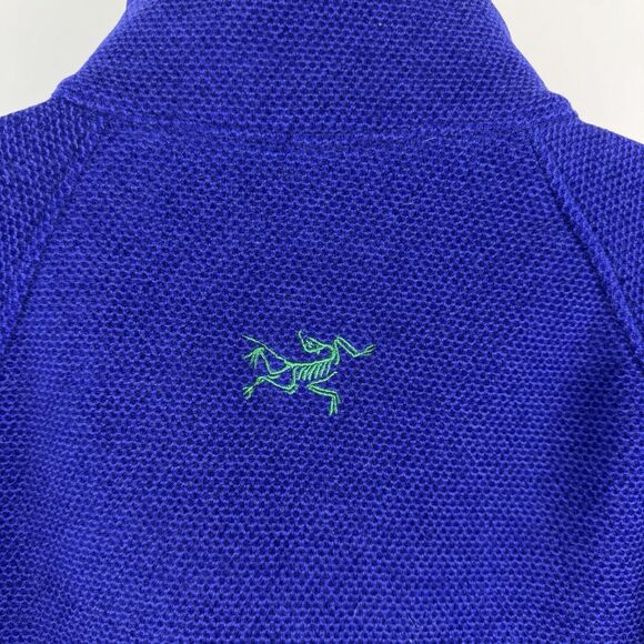 ARC'TERYX Polartec Strato Full Zip Jacket Mens XXL Purple Blue Polartec Fleece - Picture 10 of 16